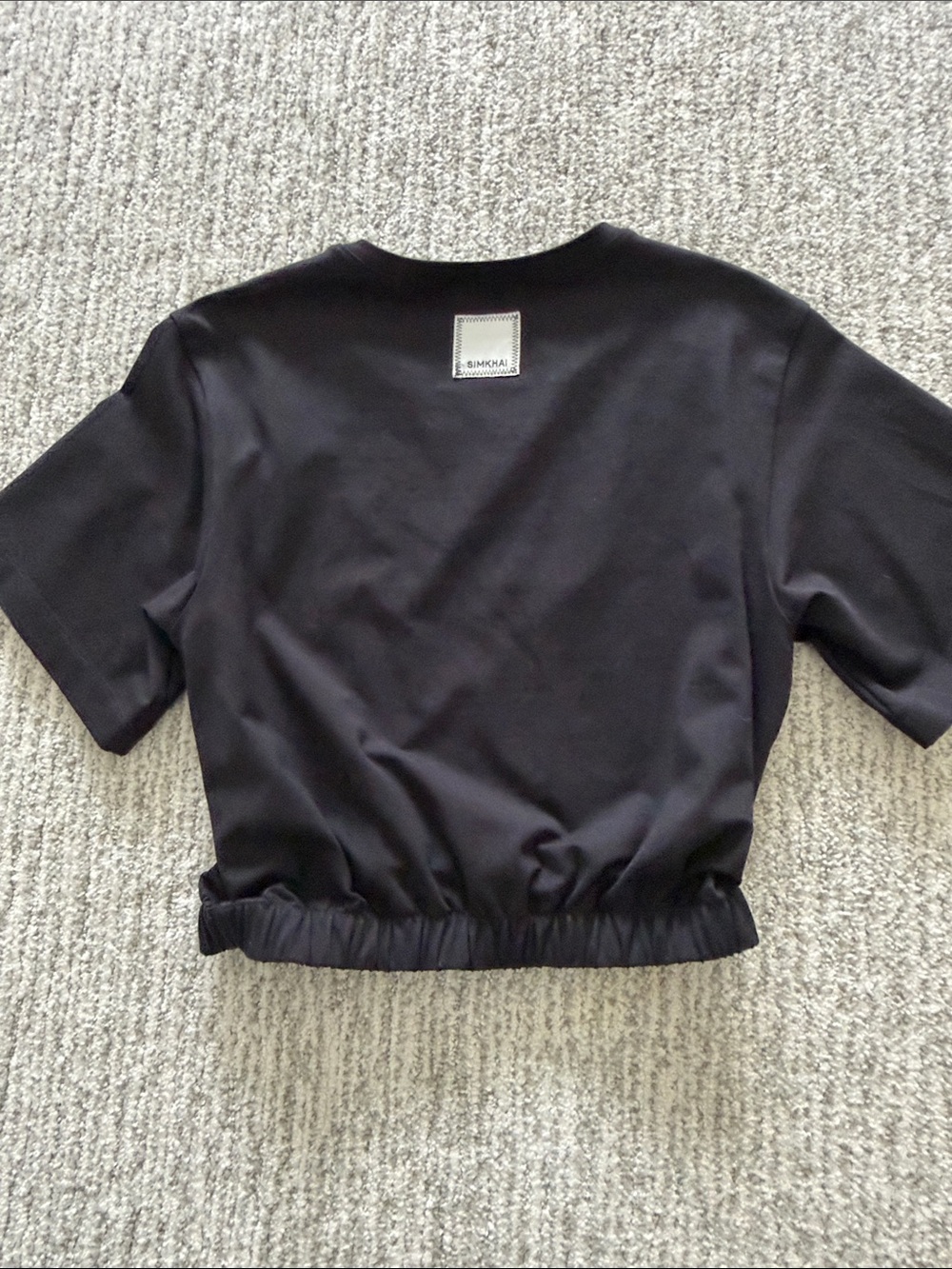 Simkhai Women's Elastic-Hem Tee - Picture 4 of 5